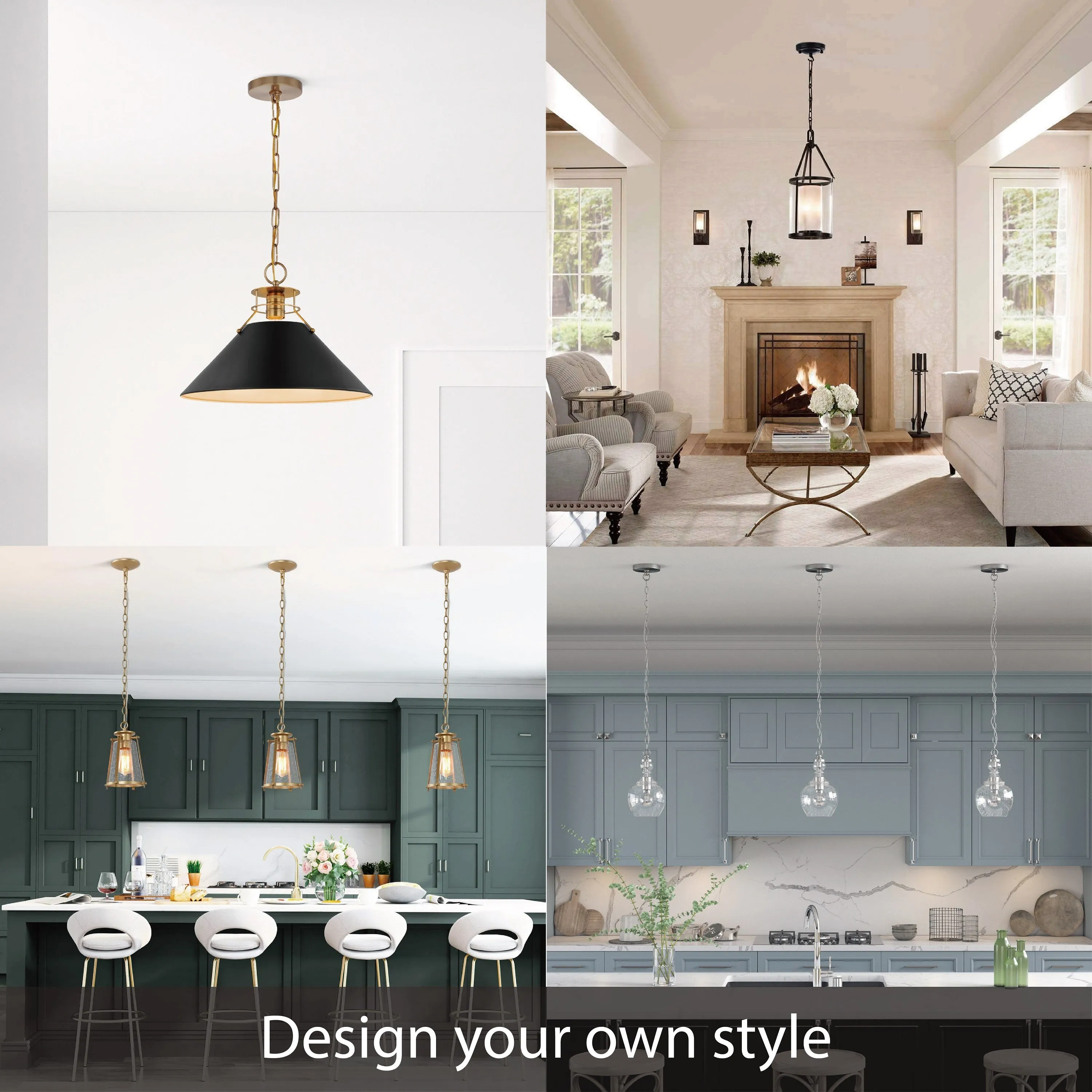 # 21510-4X Contemporary Chandelier Fixture Canopy Kit, 4-3/4" Diameter with Hook, 7/16" Center Hole, Brushed Nickel, 1 Sets/Pack