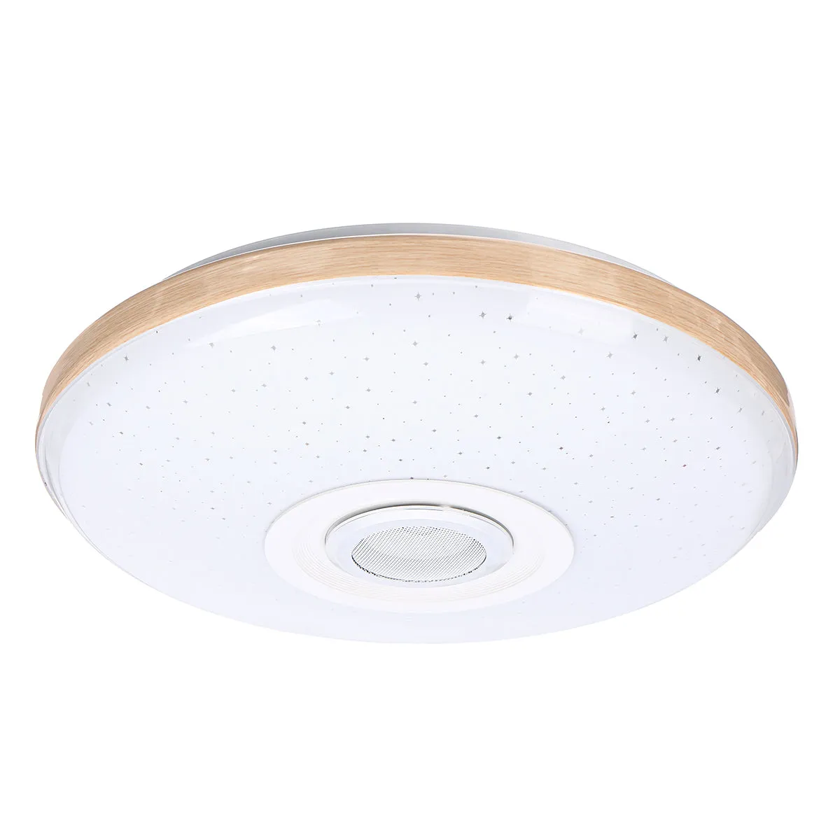 120W LED Ceiling Lamp Bluetooth Music Speaker Dimmable RGB Light Remote Control