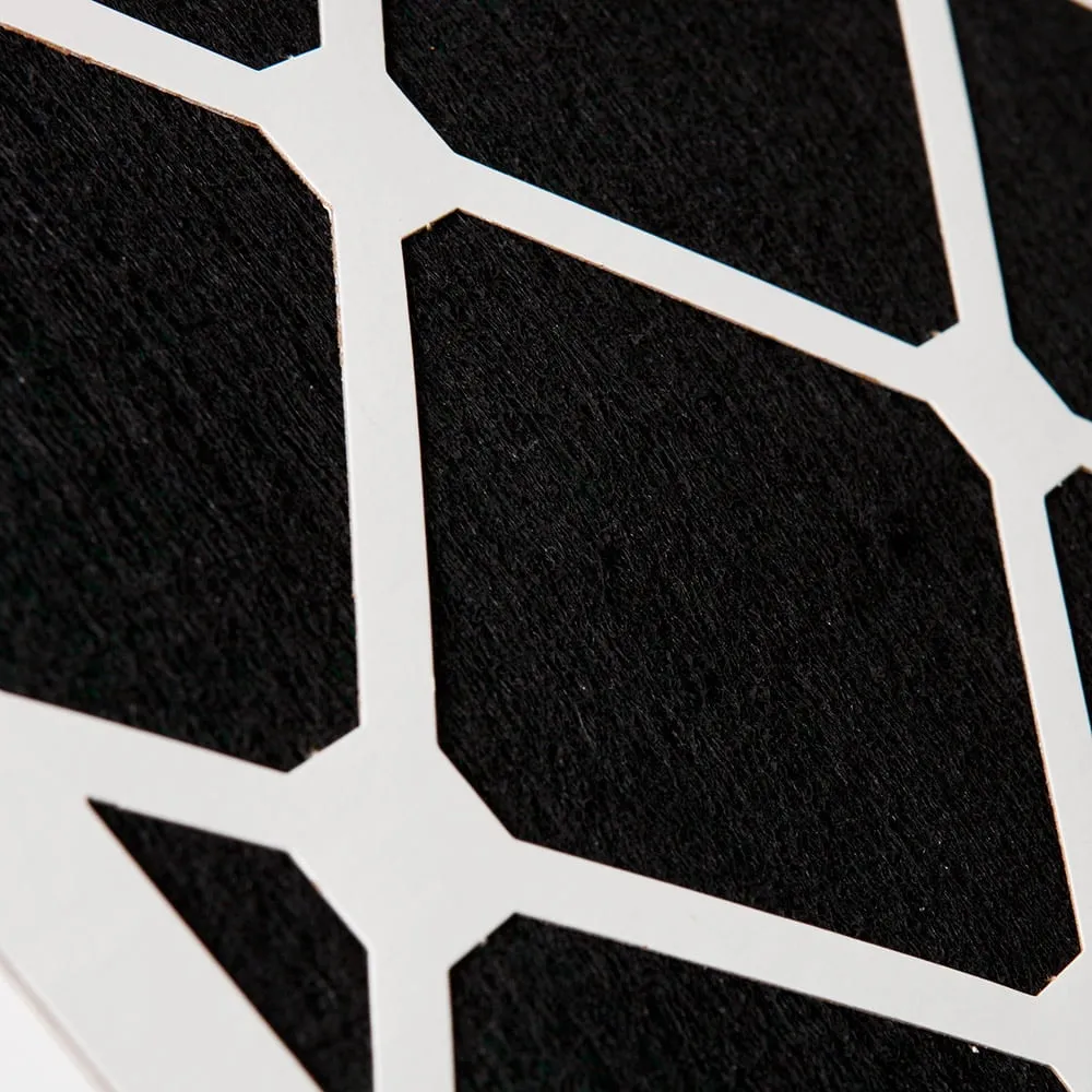 14x20x1 (13_1/2x19_1/2) Pleated Air Filters MERV 14 Plus Carbon 3 Pack