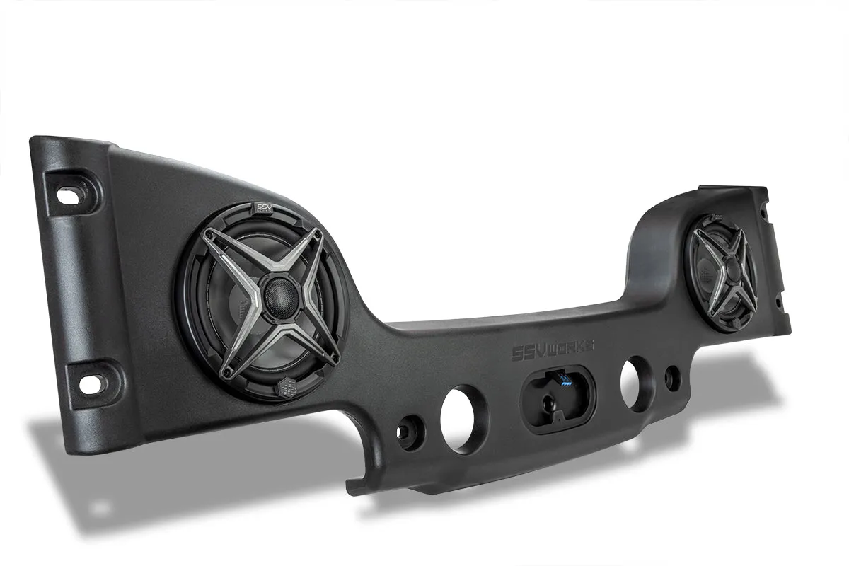 2007-2018 Jeep Wrangler JK 8" 4-Door and 2-Door Overhead Speaker Upgrade