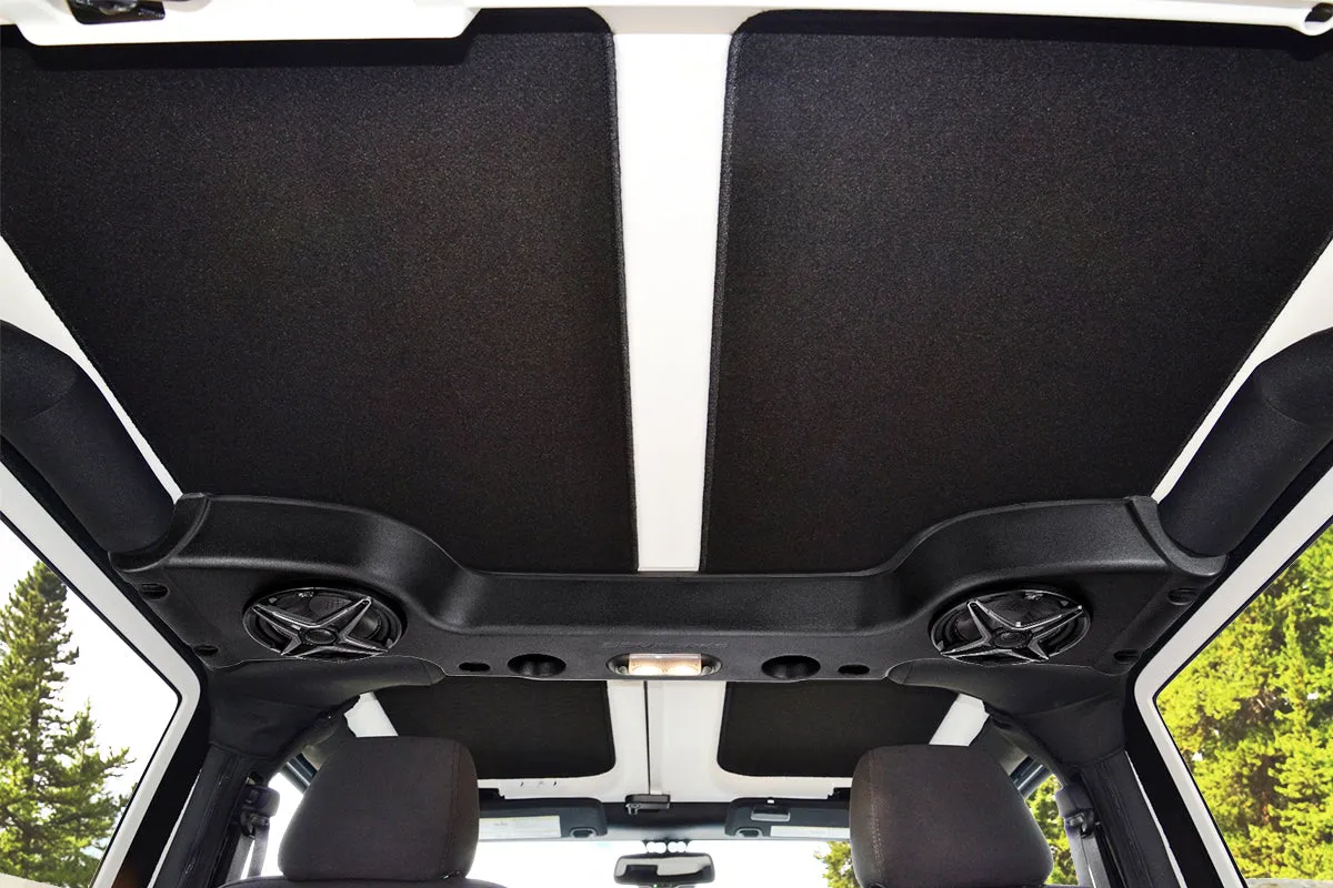 2007-2018 Jeep Wrangler JK 8" 4-Door and 2-Door Overhead Speaker Upgrade