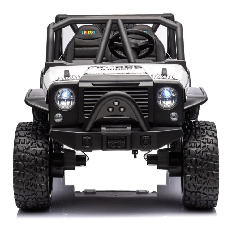 24V Freddo Raider 2 Seater Ride on - White