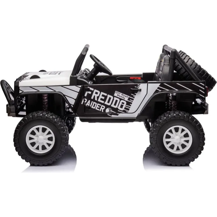 24V Freddo Raider 2 Seater Ride on - White