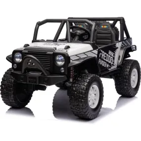 24V Freddo Raider 2 Seater Ride on - White