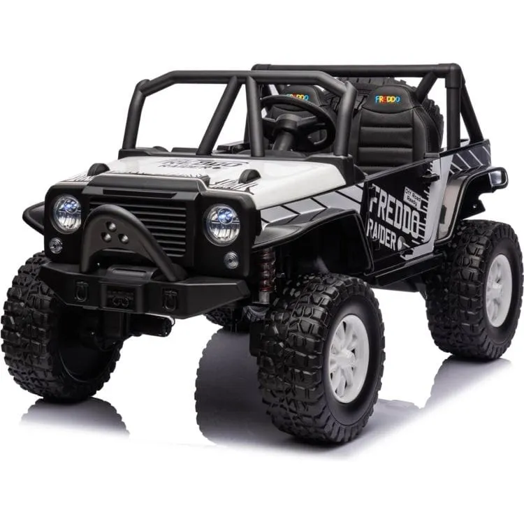 24V Freddo Raider 2 Seater Ride on - White