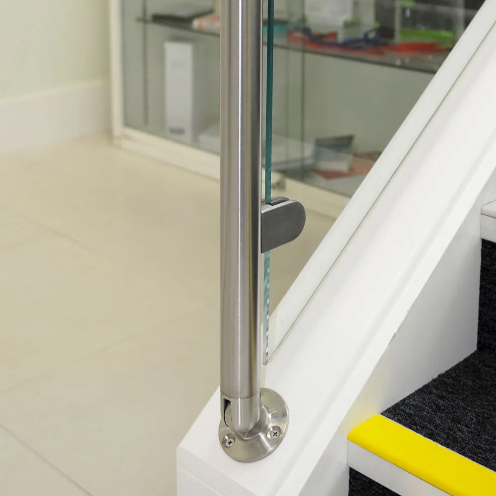 304 Adjustable Wall Bracket To Suit 42.4mm x 2mm Tube
