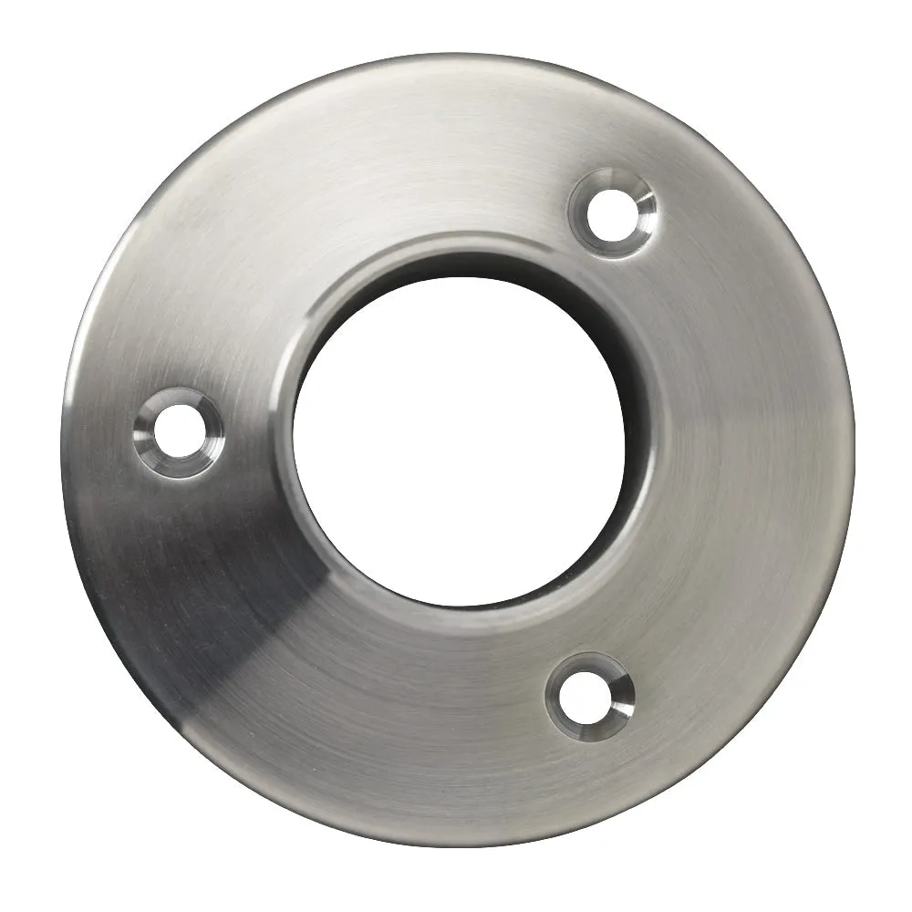304 Base Plate Bracket To Glue 100mm Diameter To Suit 48.3mm x 2mm Tube