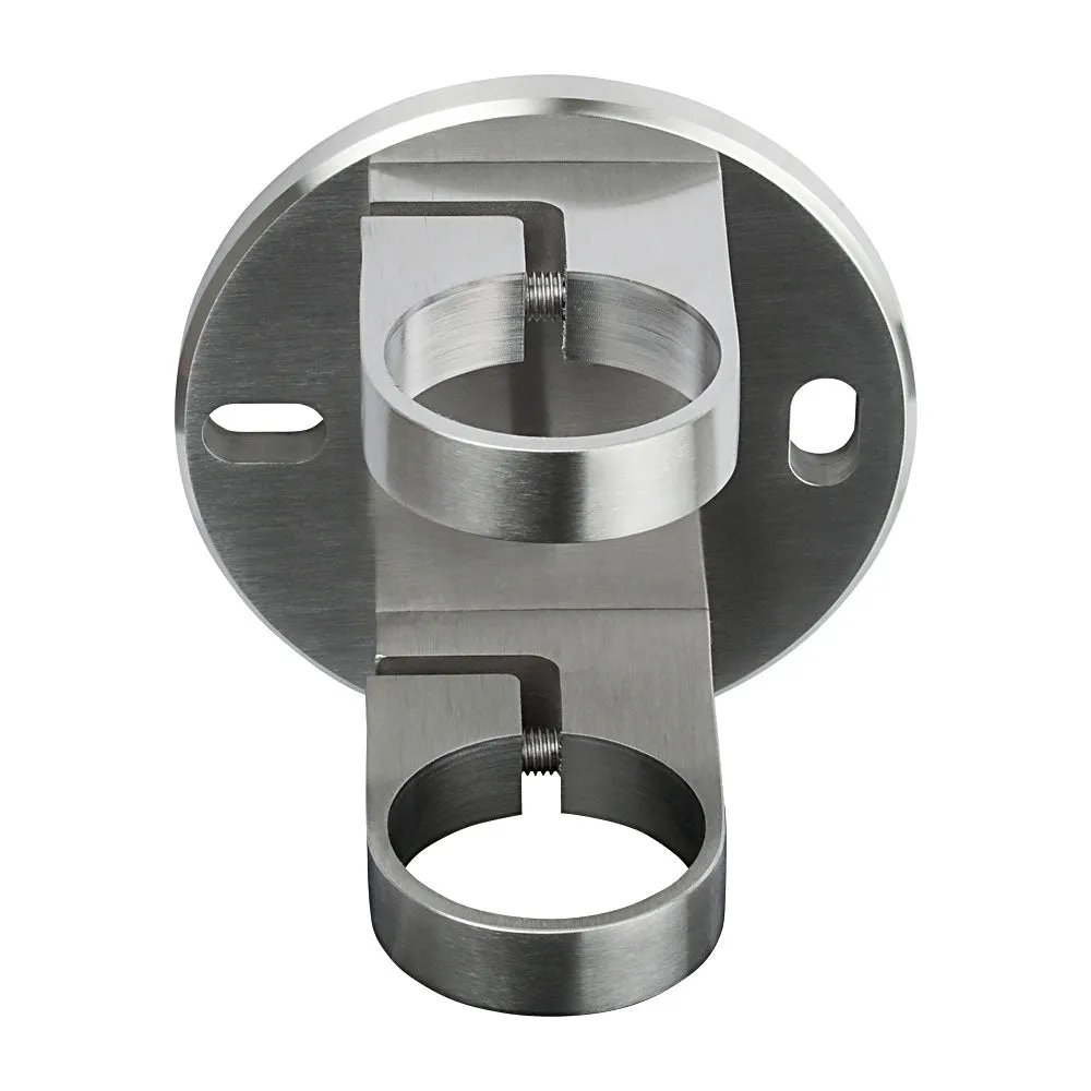 304 Round Wall Bracket To Suit 42.4mm Tube