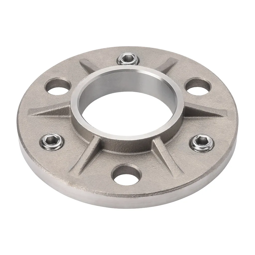 316 Adjustable Base Flange To Weld To Suit 42.4mm Outside Diameter Tube