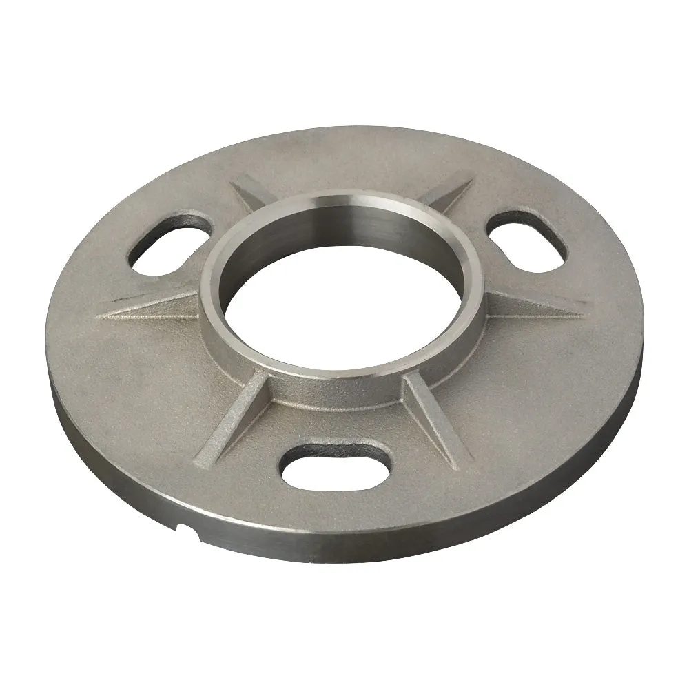 316 Post Base Plate 120mm Diameter To Suit 48.3mm Tube With Slotted Holes