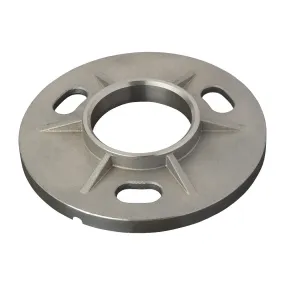 316 Post Base Plate 120mm Diameter To Suit 48.3mm Tube With Slotted Holes