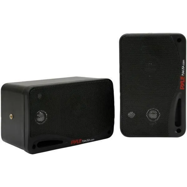 3.5-Inch 200-Watt 3-Way Indoor-Outdoor Bluetooth Home Speaker System (Black)