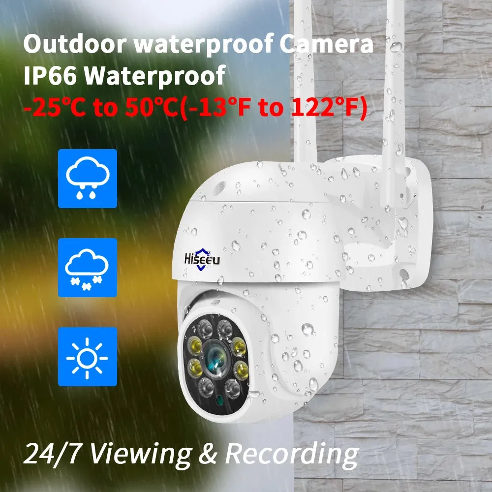 3MP IP Camera WIFI Wireless Outdoor Full Color Night Vision 2MP PTZ IP Camera Audio Network CCTV Surveillance