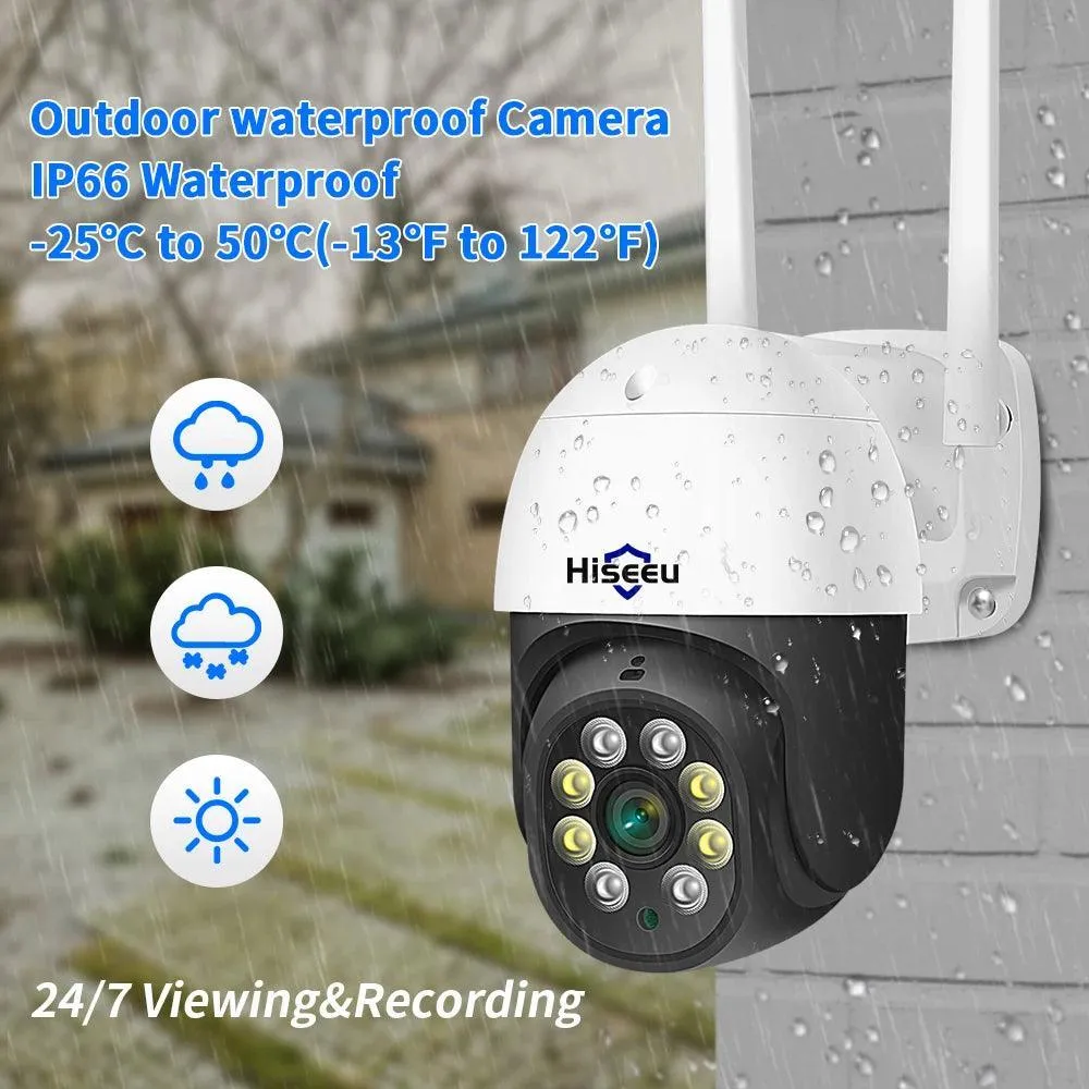 3MP IP Camera WIFI Wireless Outdoor Full Color Night Vision 2MP PTZ IP Camera Audio Network CCTV Surveillance