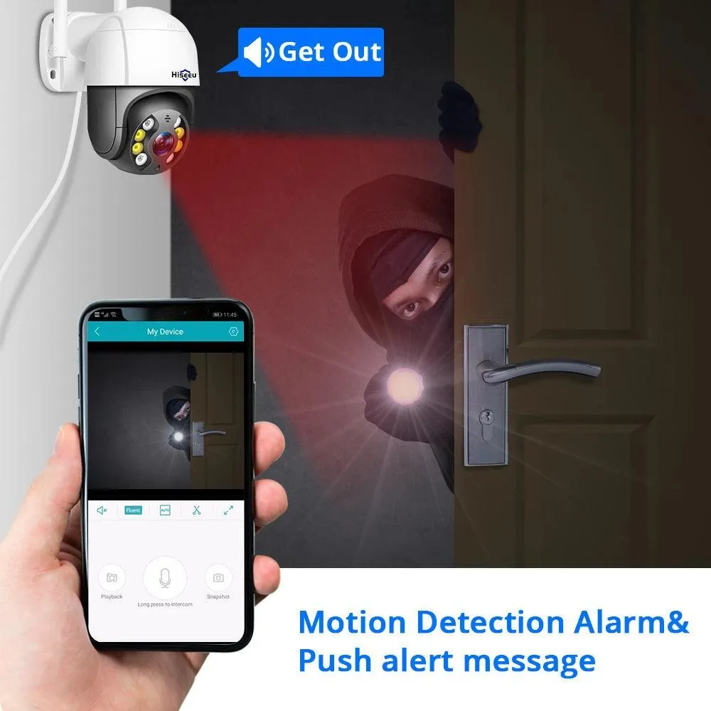 3MP IP Camera WIFI Wireless Outdoor Full Color Night Vision 2MP PTZ IP Camera Audio Network CCTV Surveillance