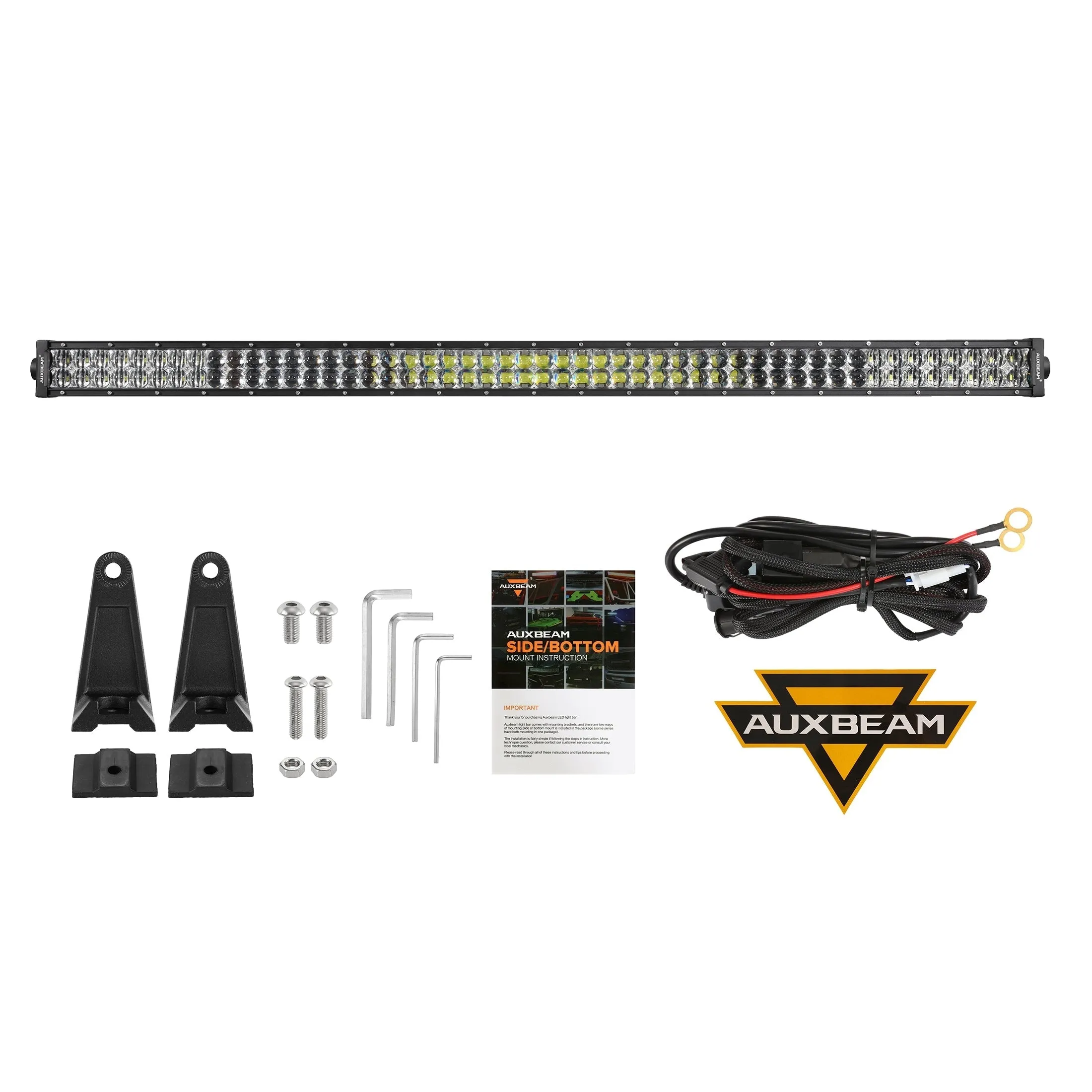 52" V-PRO Series RGBW LED Light Bar   9" Bluetooth controlled RGB Headlights with DRL for Jeep Wrangler JL JLU/ Jeep Gladiator JT