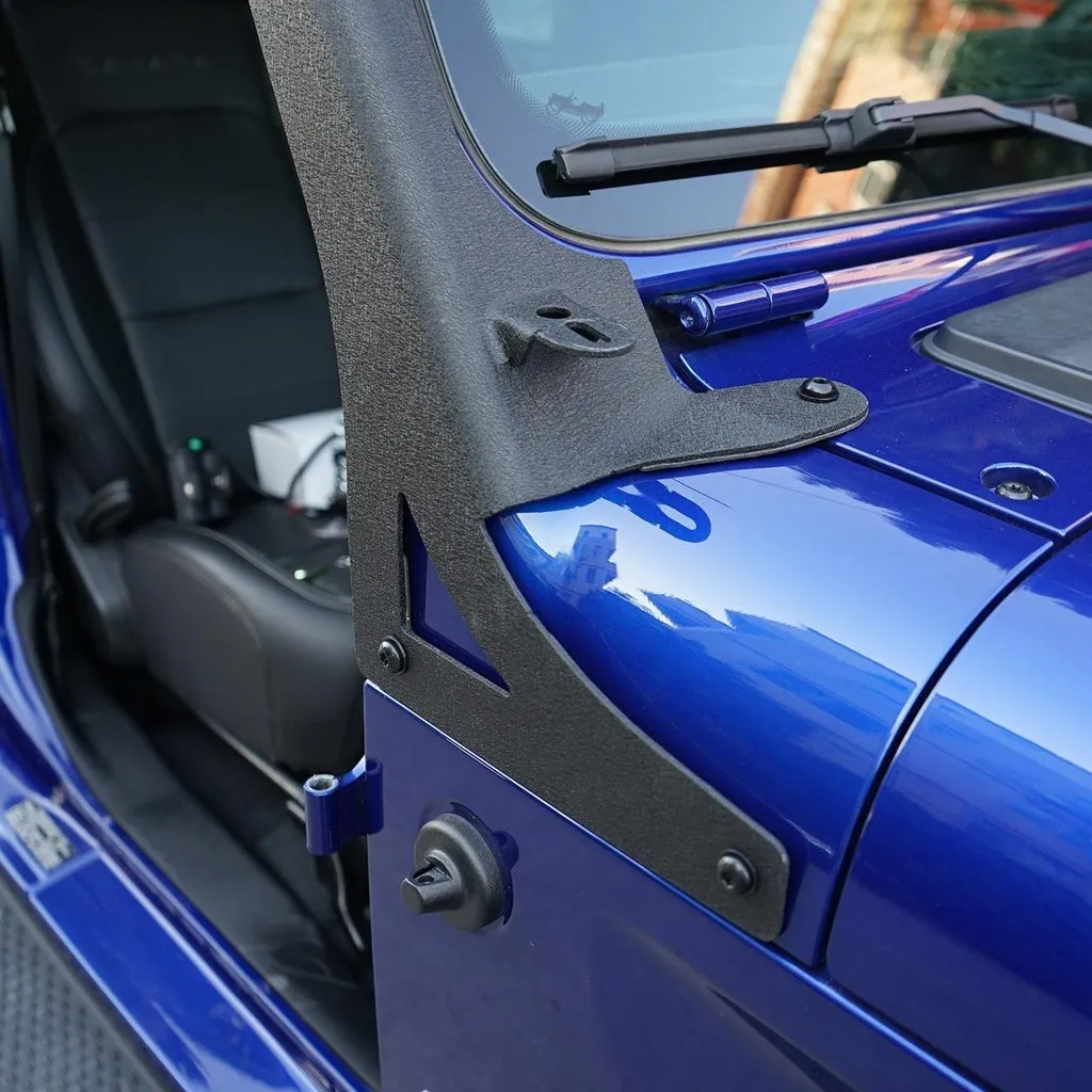 52" V-PRO Series RGBW LED Light Bars   4" LED Pods  52" Windshield Mounting Brackets for 2018-2021 Jeep Wrangler JL
