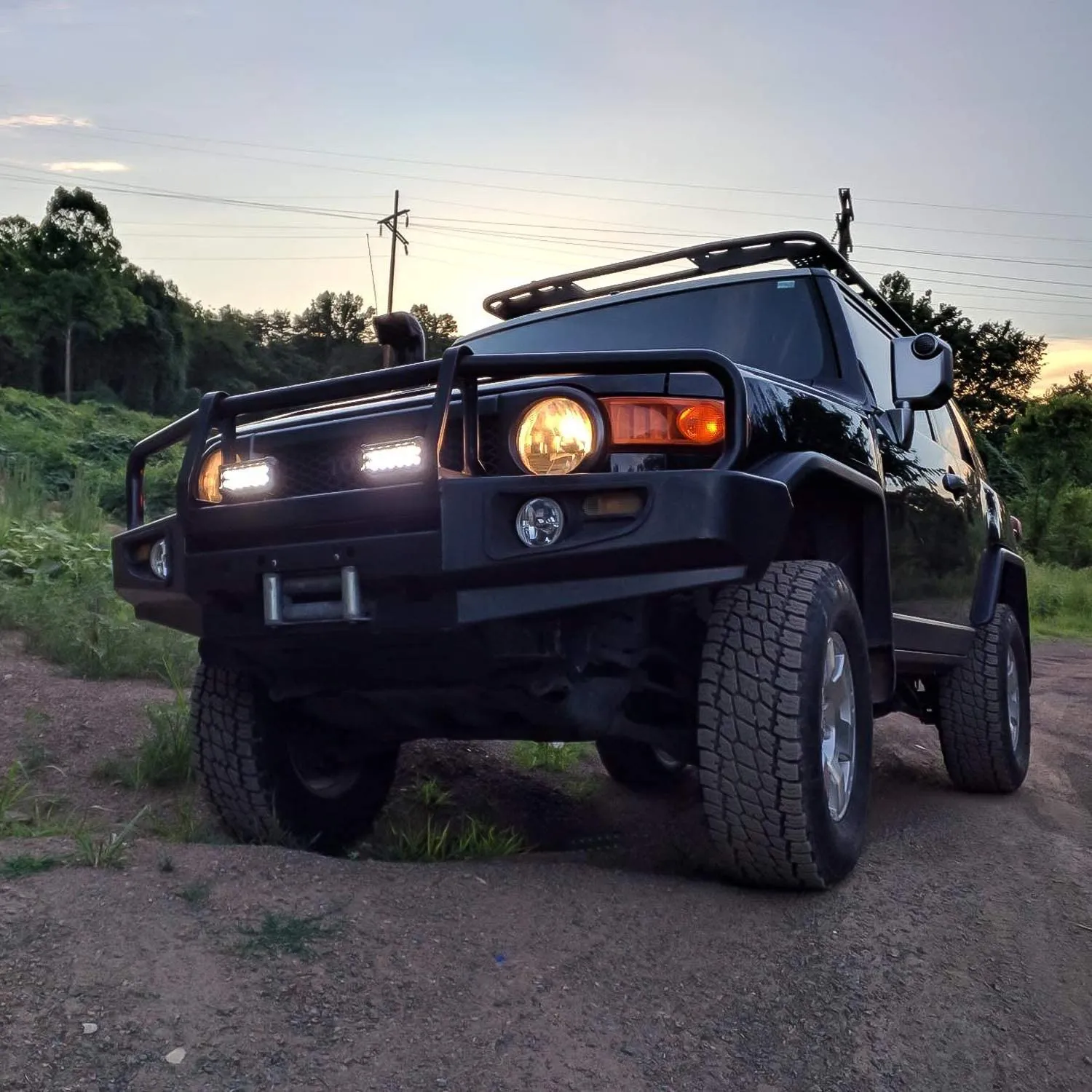 6.5 Inch 36W 1260LM Double Row Flood Led Light Bars (Pair)