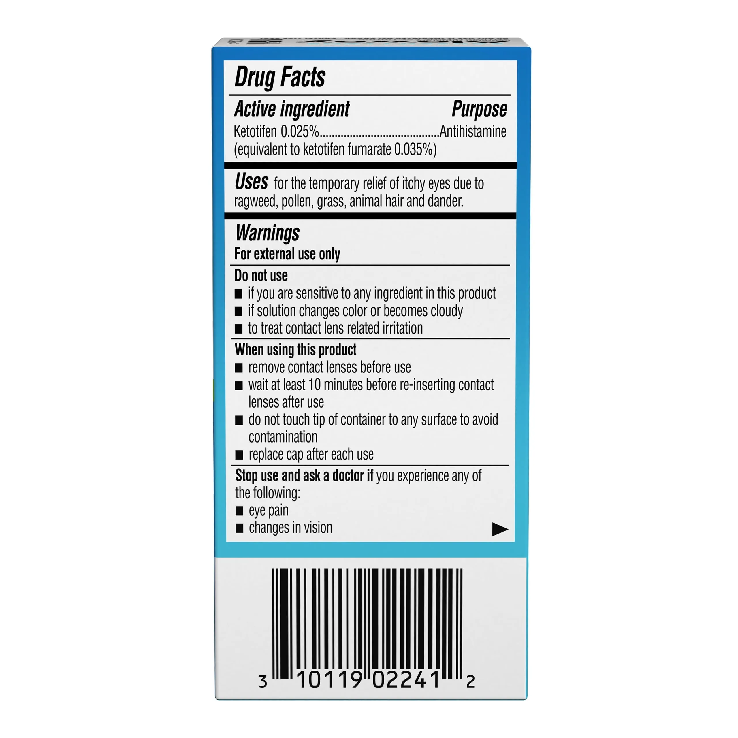 Alaway� Antihistamine Eye Drops, from Bausch   Lomb 0.34 FL OZ