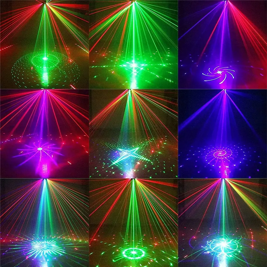 ALIEN 9 & 15-Eye  RGB Laser Stage Lighting Strobes