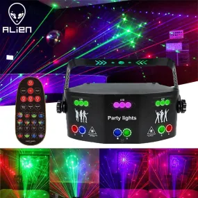 ALIEN 9 & 15-Eye  RGB Laser Stage Lighting Strobes