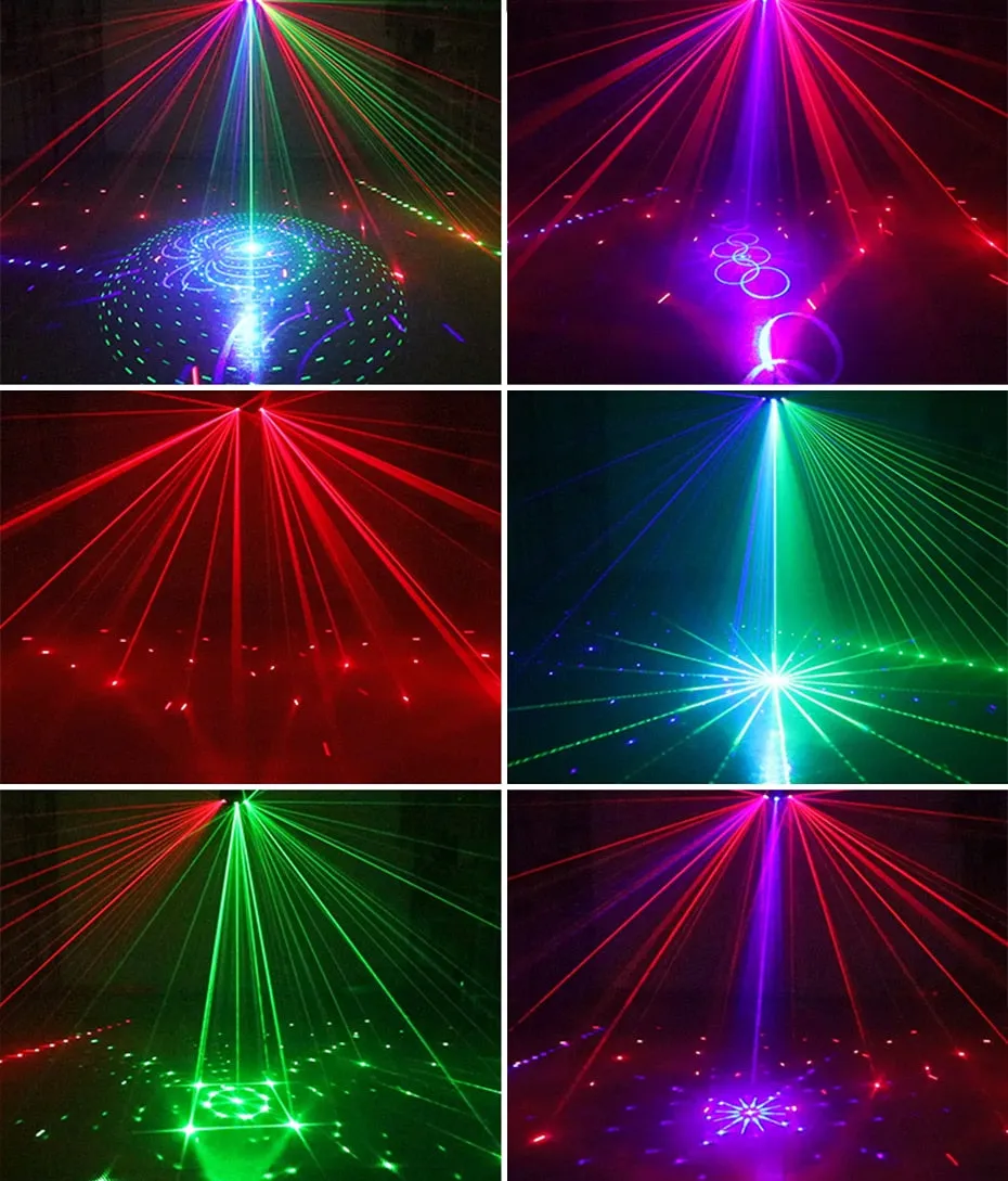 ALIEN 9 & 15-Eye  RGB Laser Stage Lighting Strobes