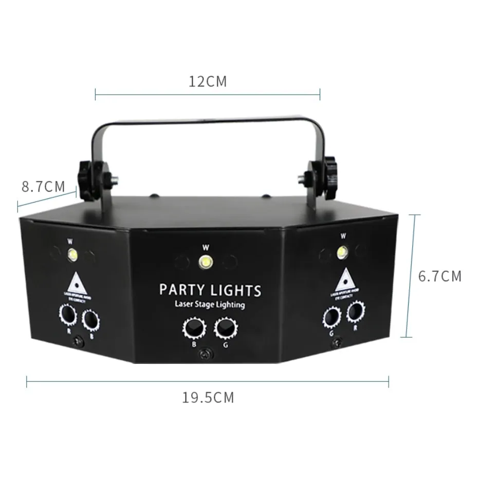 ALIEN 9 & 15-Eye  RGB Laser Stage Lighting Strobes