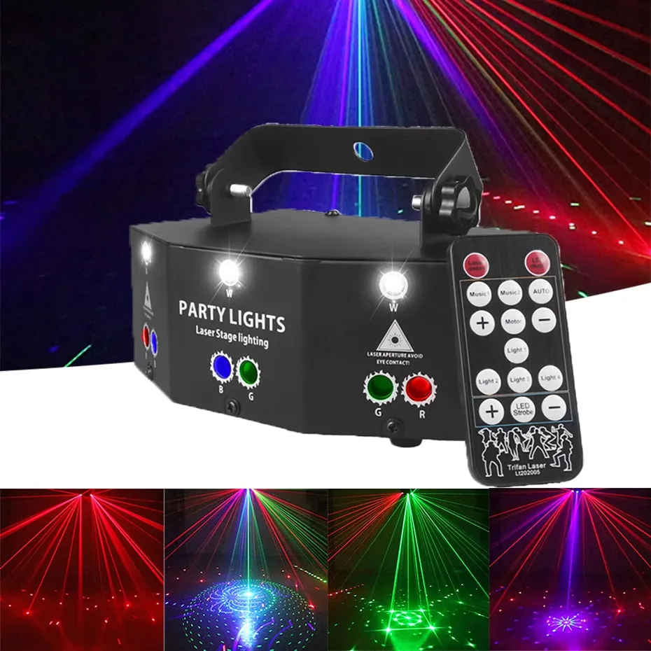 ALIEN 9 & 15-Eye  RGB Laser Stage Lighting Strobes