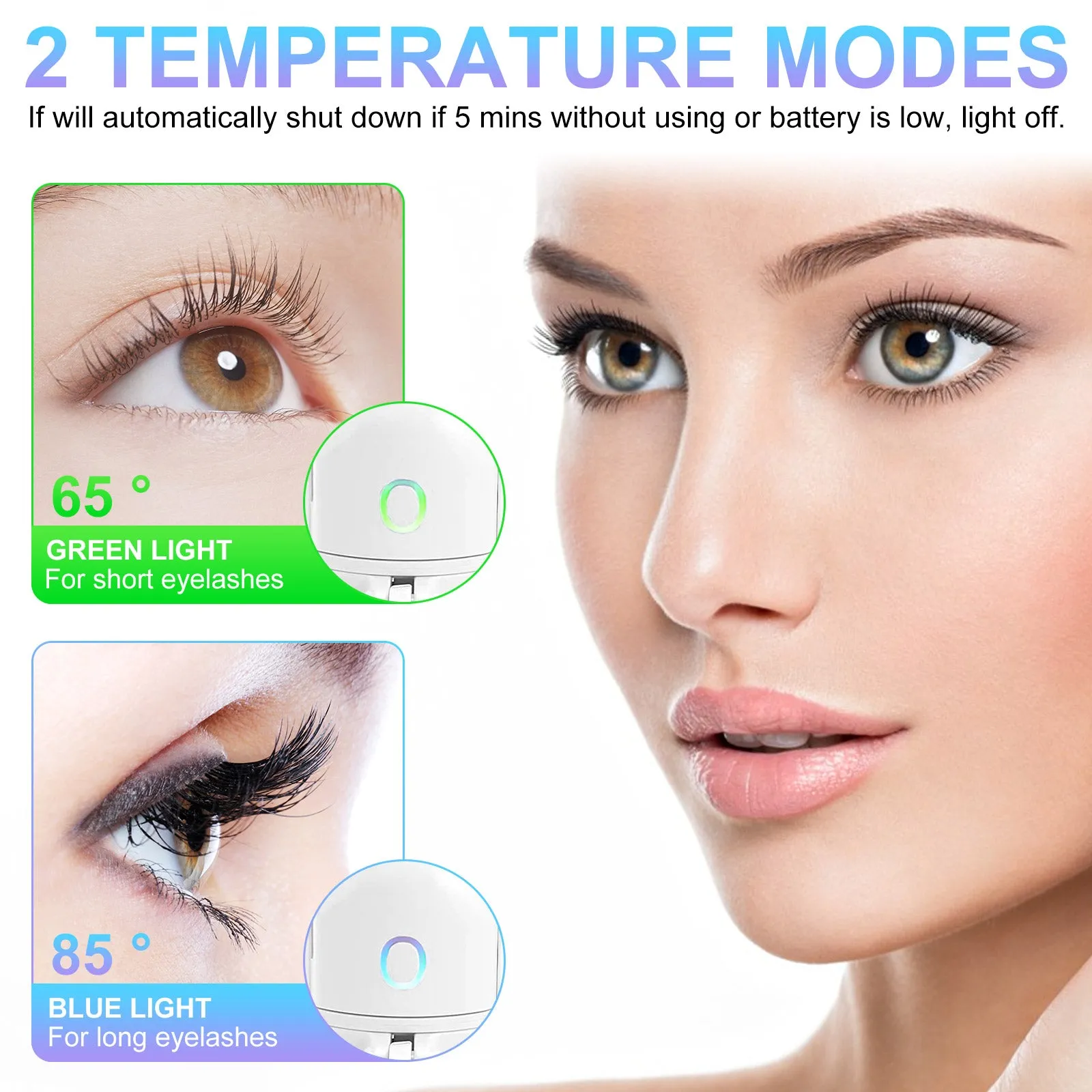 Aliver 2 Modes Heated Electric Eyelash Curler
