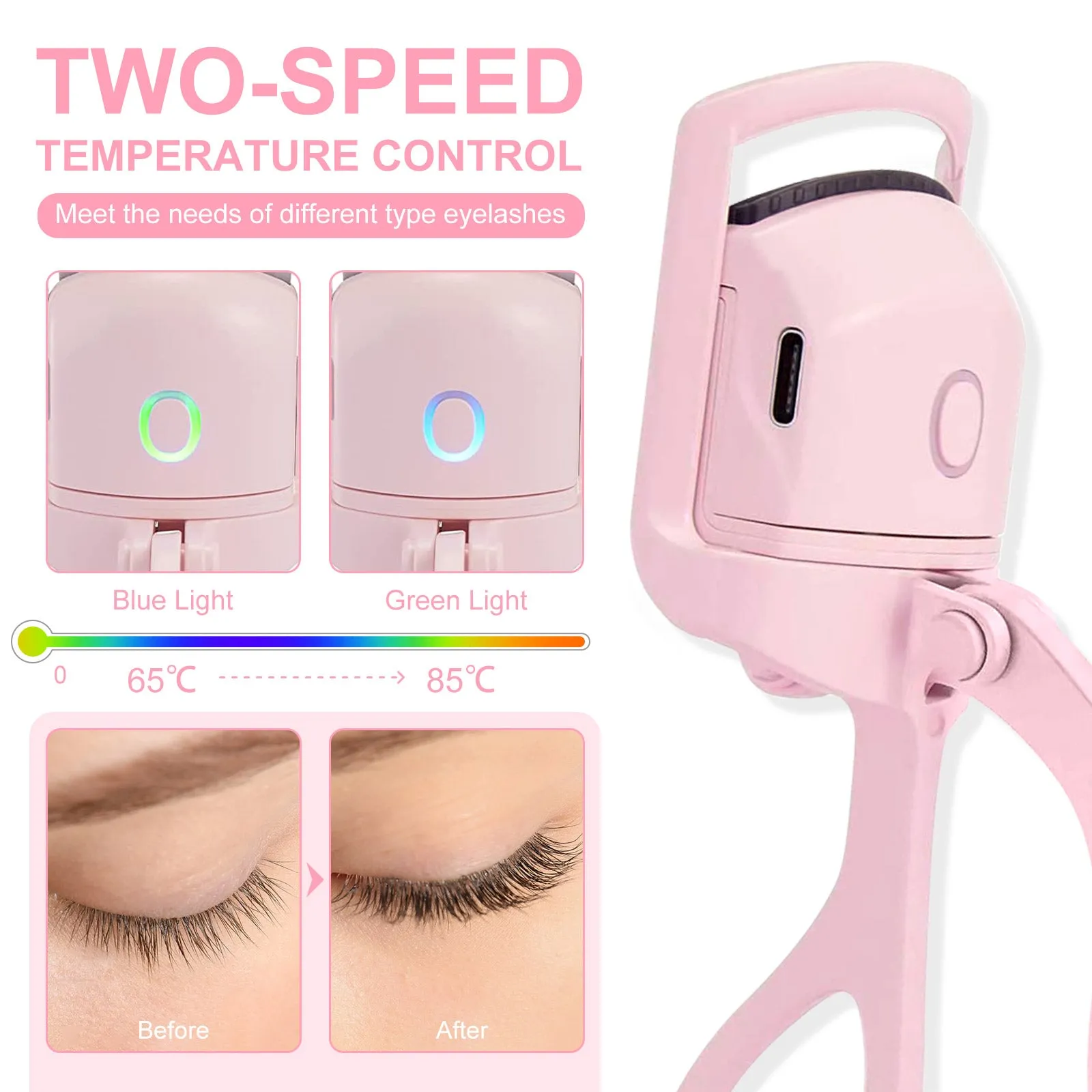Aliver 2 Modes Heated Electric Eyelash Curler