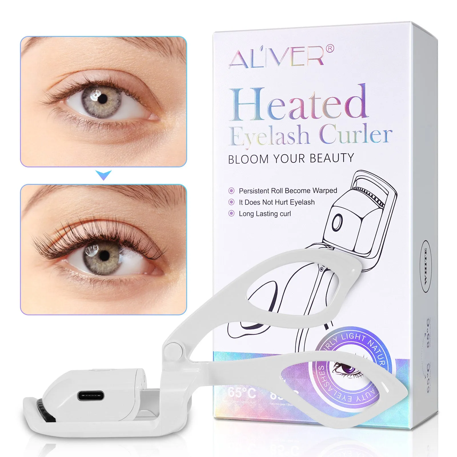 Aliver 2 Modes Heated Electric Eyelash Curler