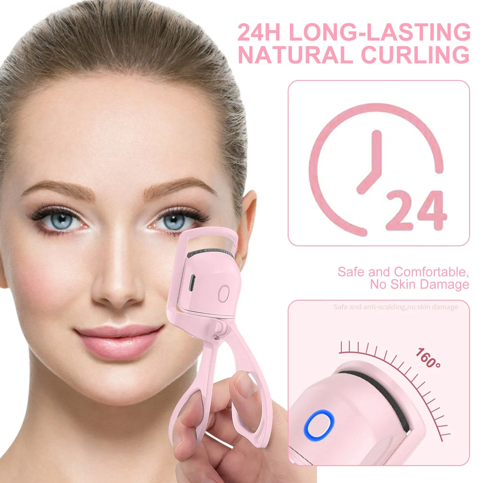 Aliver 2 Modes Heated Electric Eyelash Curler
