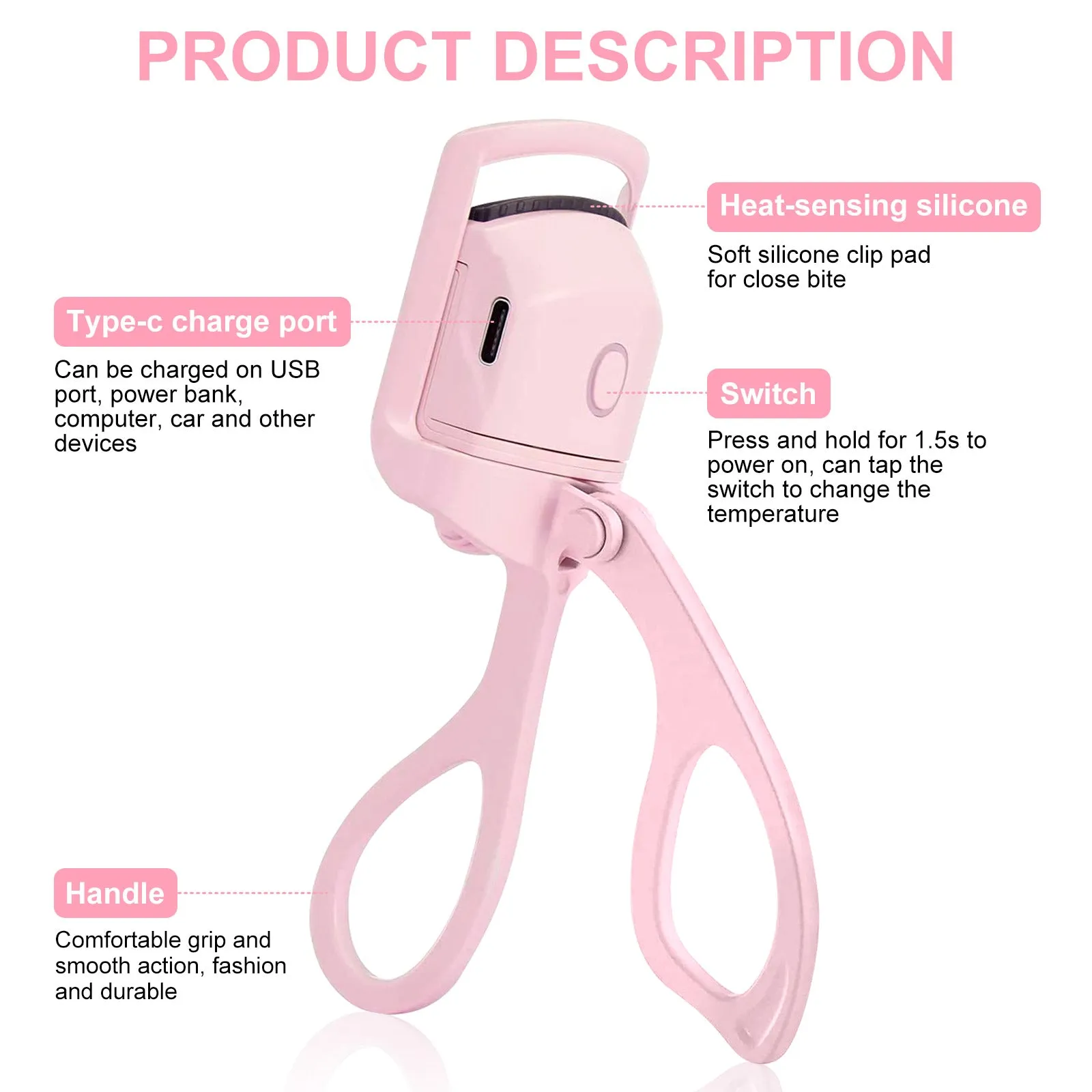 Aliver 2 Modes Heated Electric Eyelash Curler
