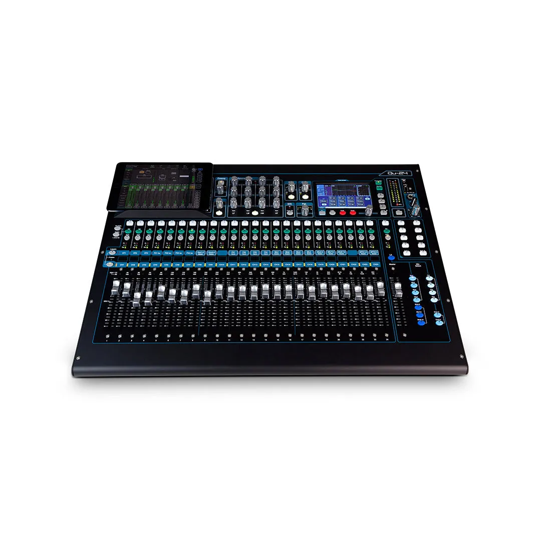 Allen and Heath Qu-24 24-channel Digital PA Mixer - Chrome Edition