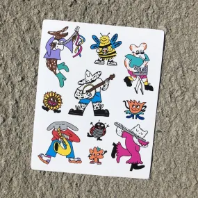 Amery Sandford Tiny Rocker Sticker Sheet