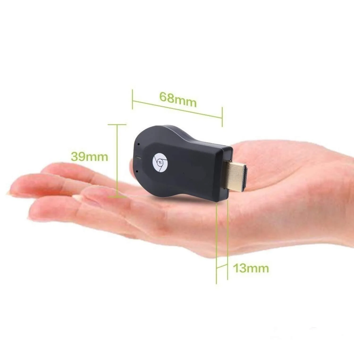 Anycast Wireless WiFi 1080P HDMI Display TV Dongle Receiver Black