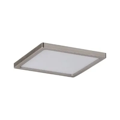 Areo Square LED Recessed Panel 180x180mm Warm White - Nickel