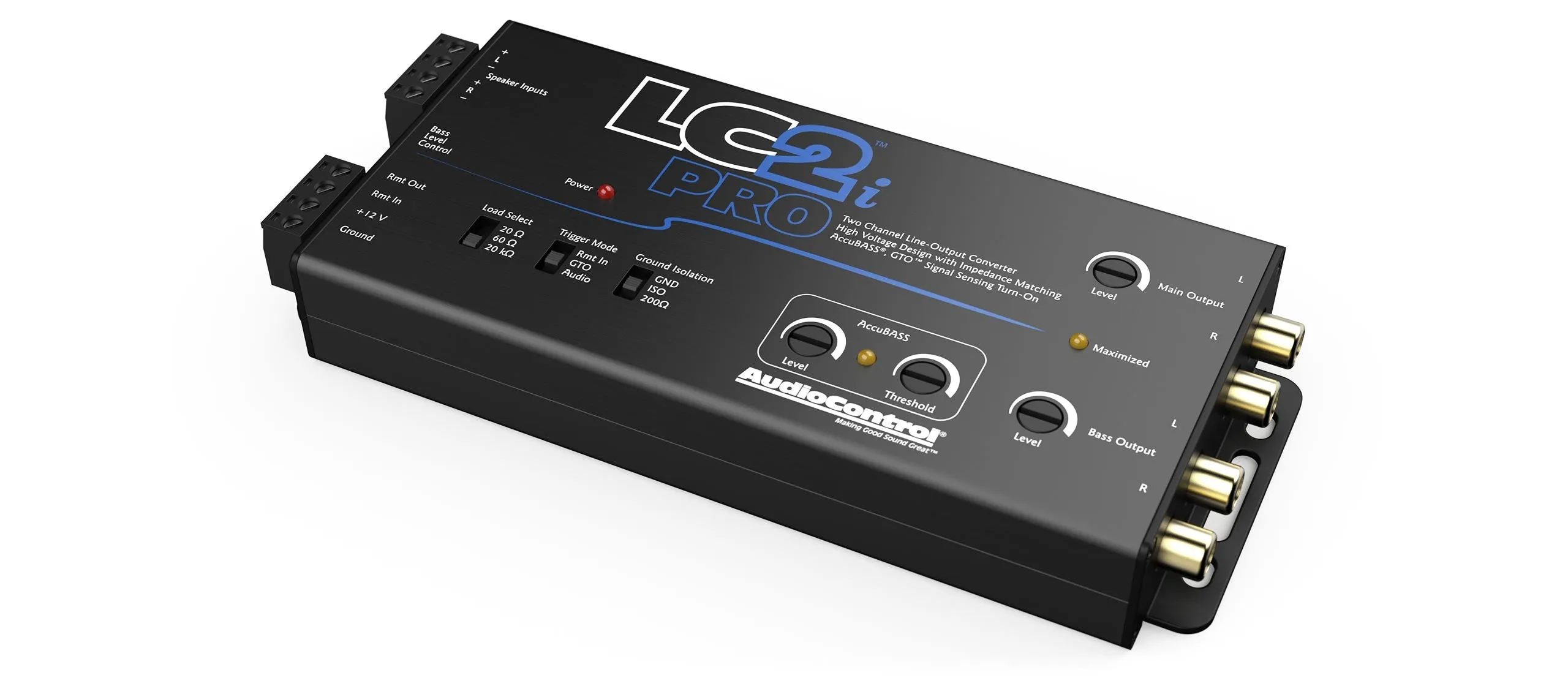 AudioControl LC2i PRO 2 channel line out converter with accubass®