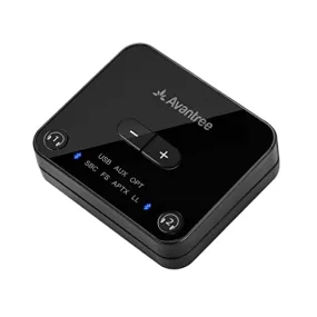 Avantree Audikast Plus Bluetooth 5.0 Transmitter for TV with Volume Control