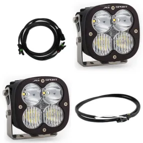 Baja Designs Jeep JL/JT Rubicon Steel Bumper LED Light Kit XL Sport w/Upfitter