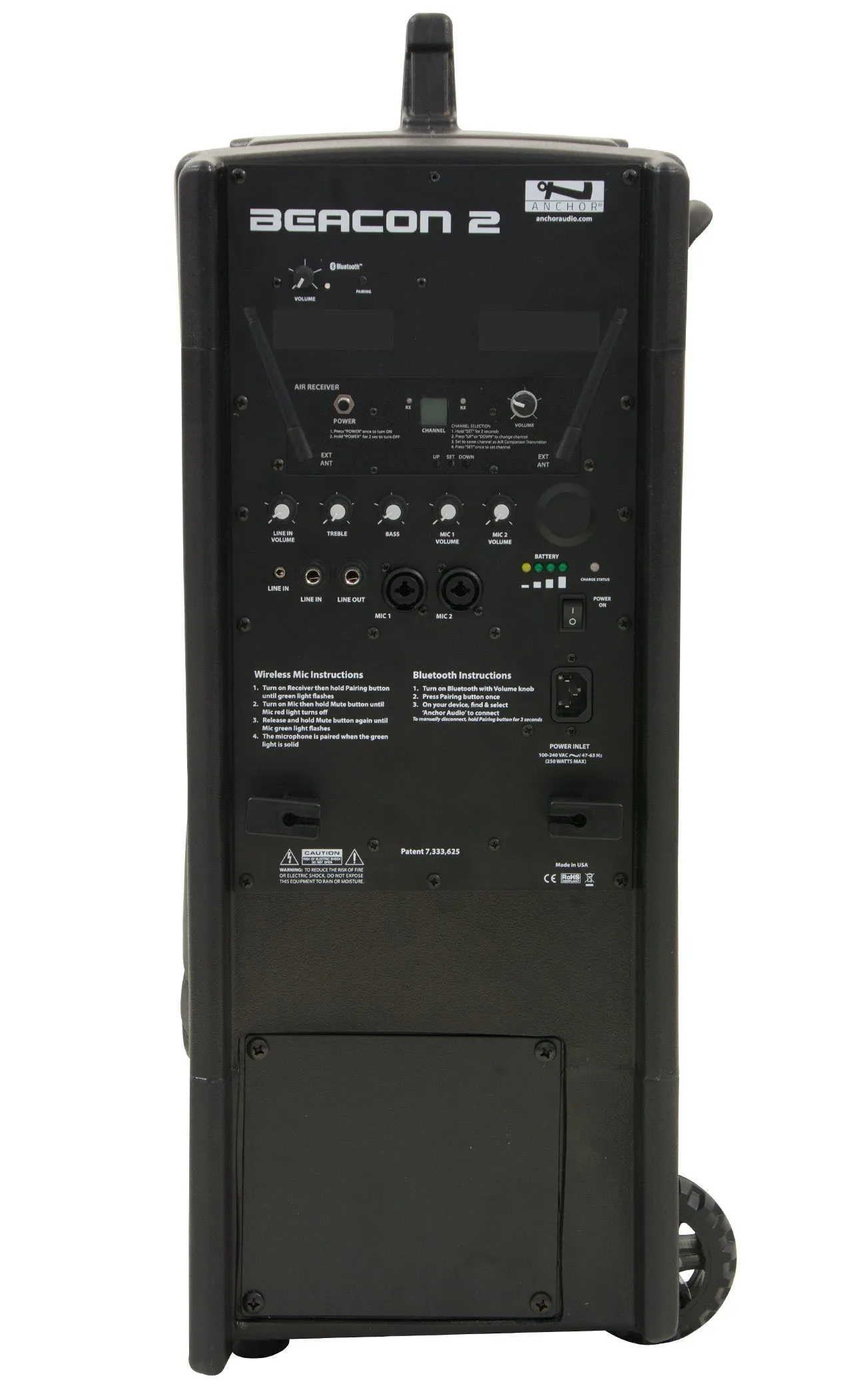 BEA2-R | Beacon with built-in Bluetooth & AIR wireless receiver