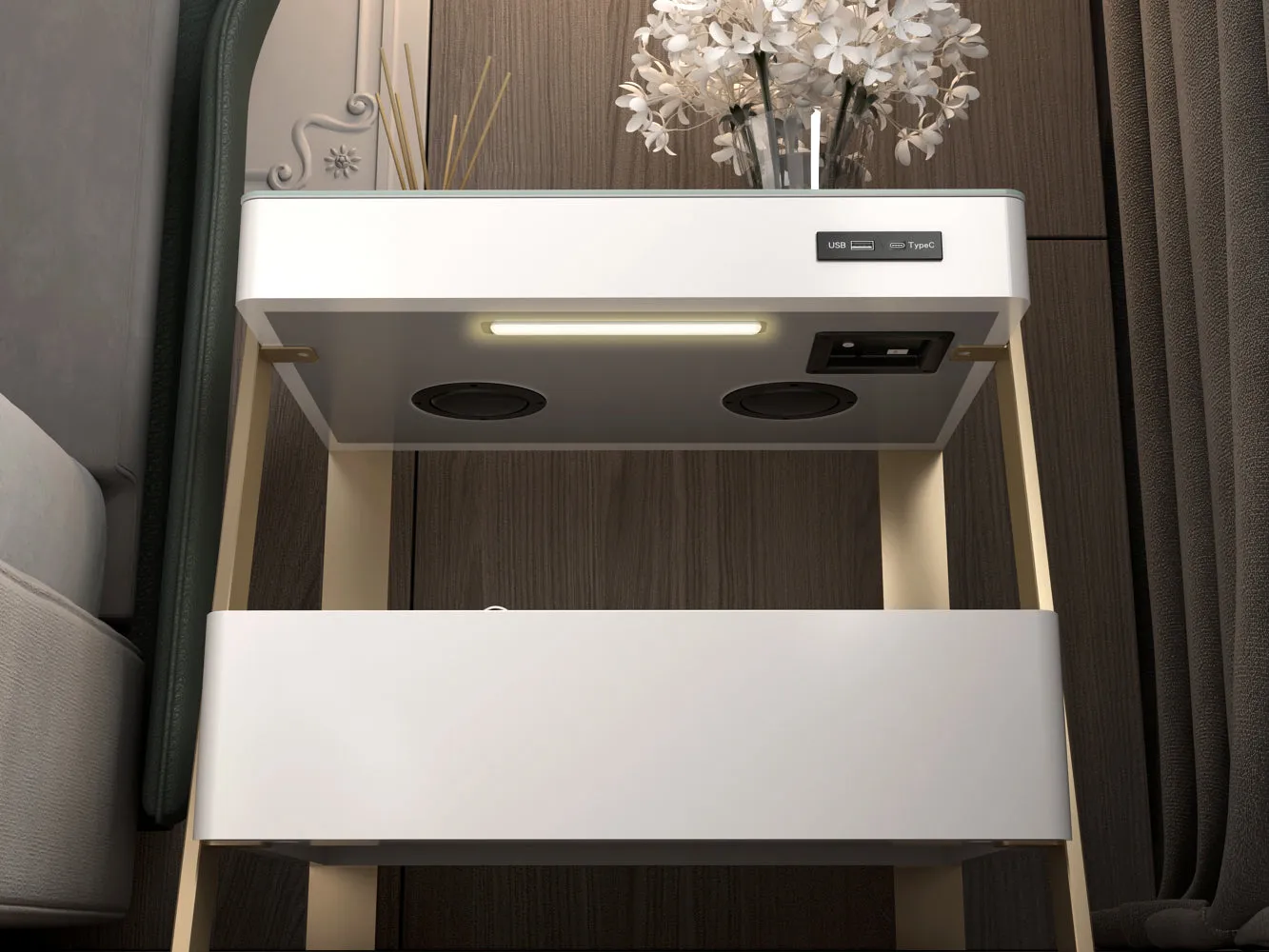 Bedside Beacon Smart Table