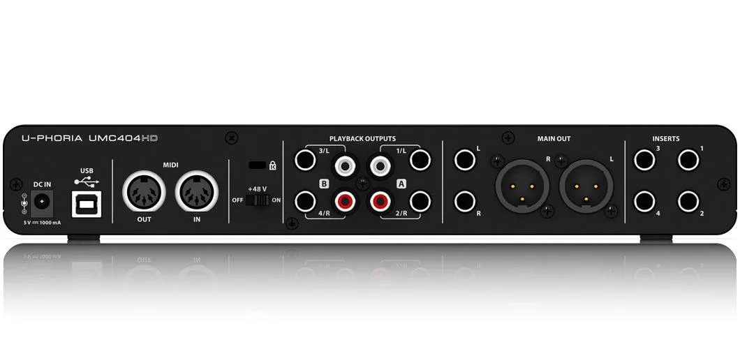 Behringer U-Phoria UMC404HD Interface