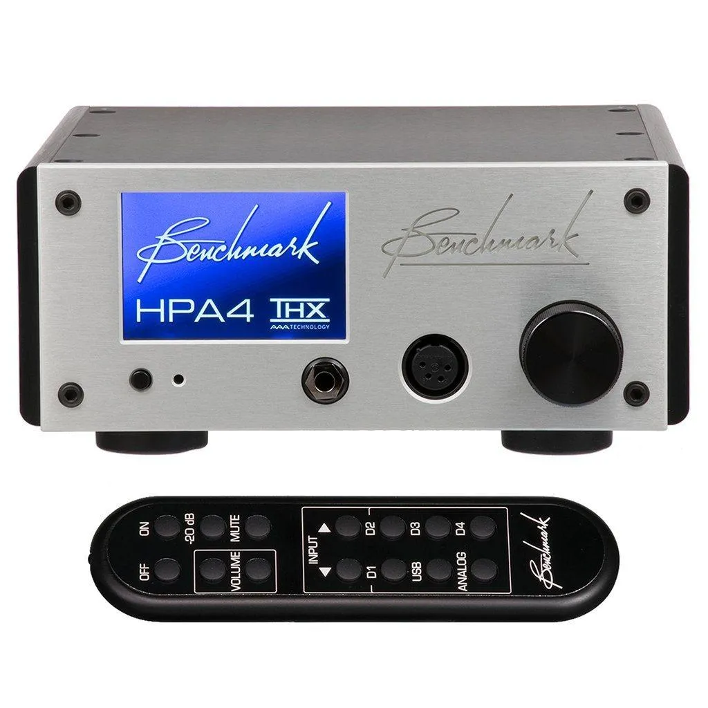 Benchmark HPA4 Desktop Headphone Amplifier (SILVER)