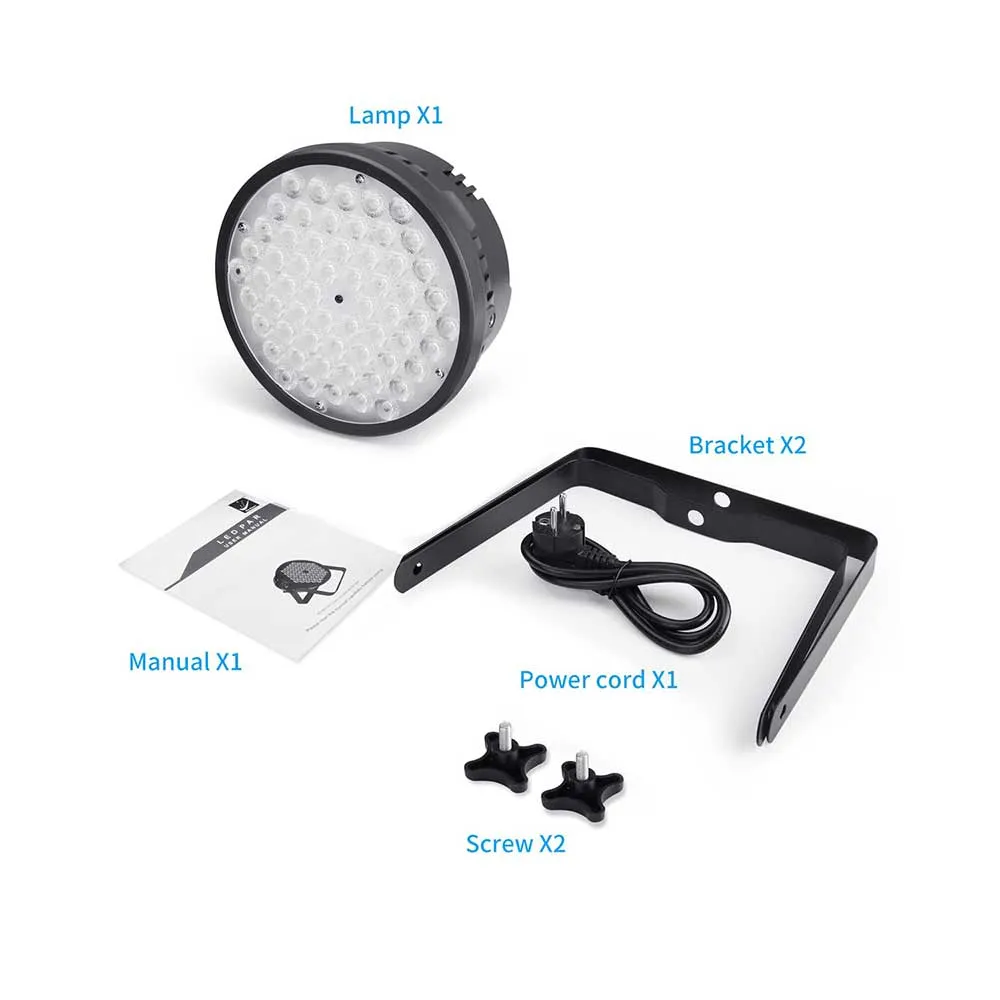 Betopper 60x3W 3-IN-1 RGB Led Par Light For Wedding DJ Club