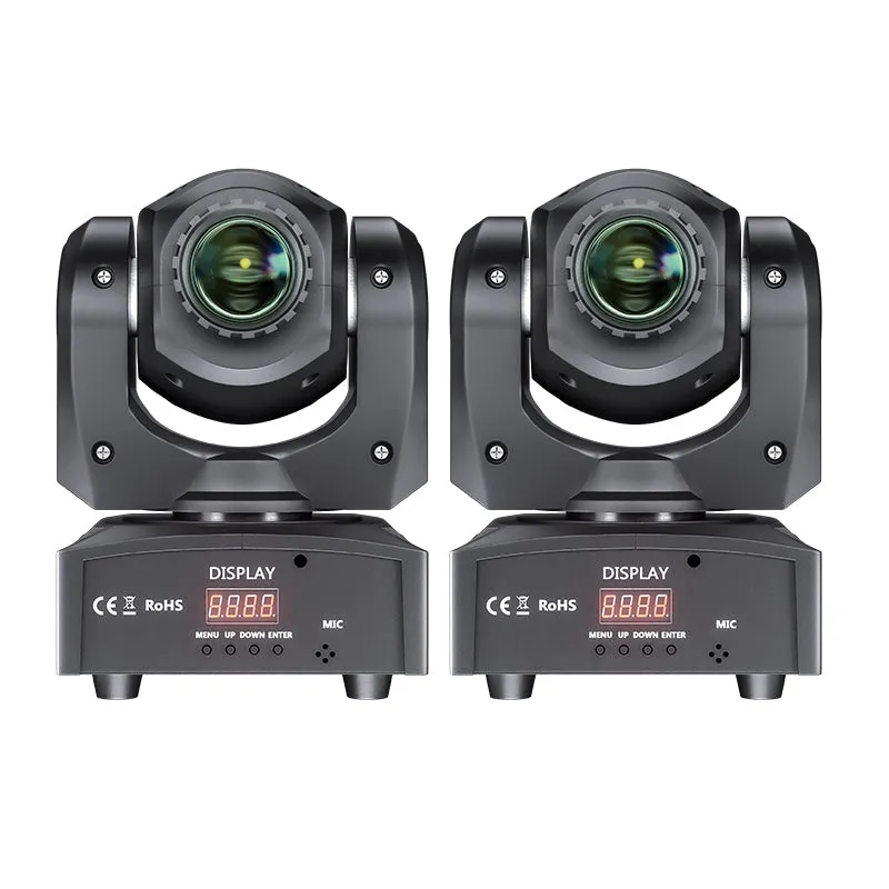 Betopper Spot Moving Head Lights 10W 8 GOBO 8 Colors  For Night Club Wedding Theater