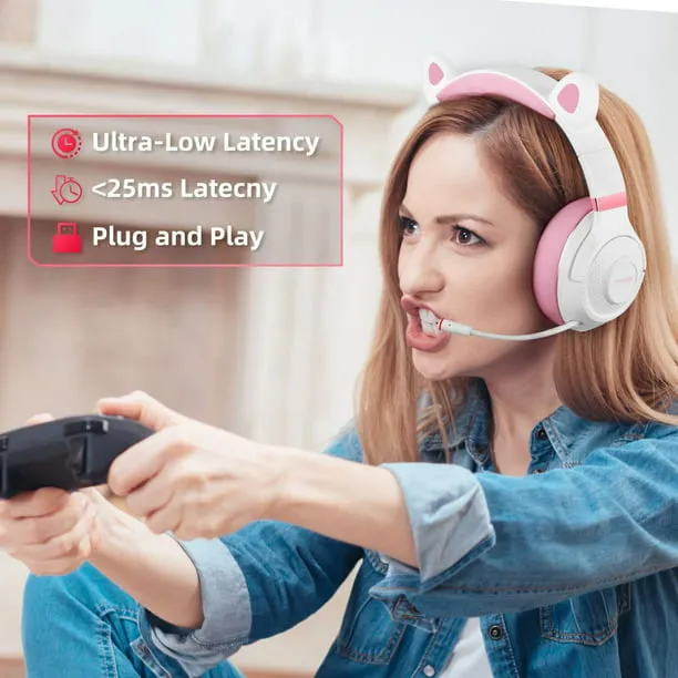 BOLT AXTION Wireless Gaming Headset with Microphone Over-Ear Bluetooth