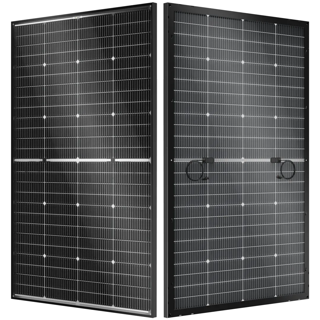 BougeRV 16BB N-Type 12V/24V 200 Watt Bifacial Solar Panel