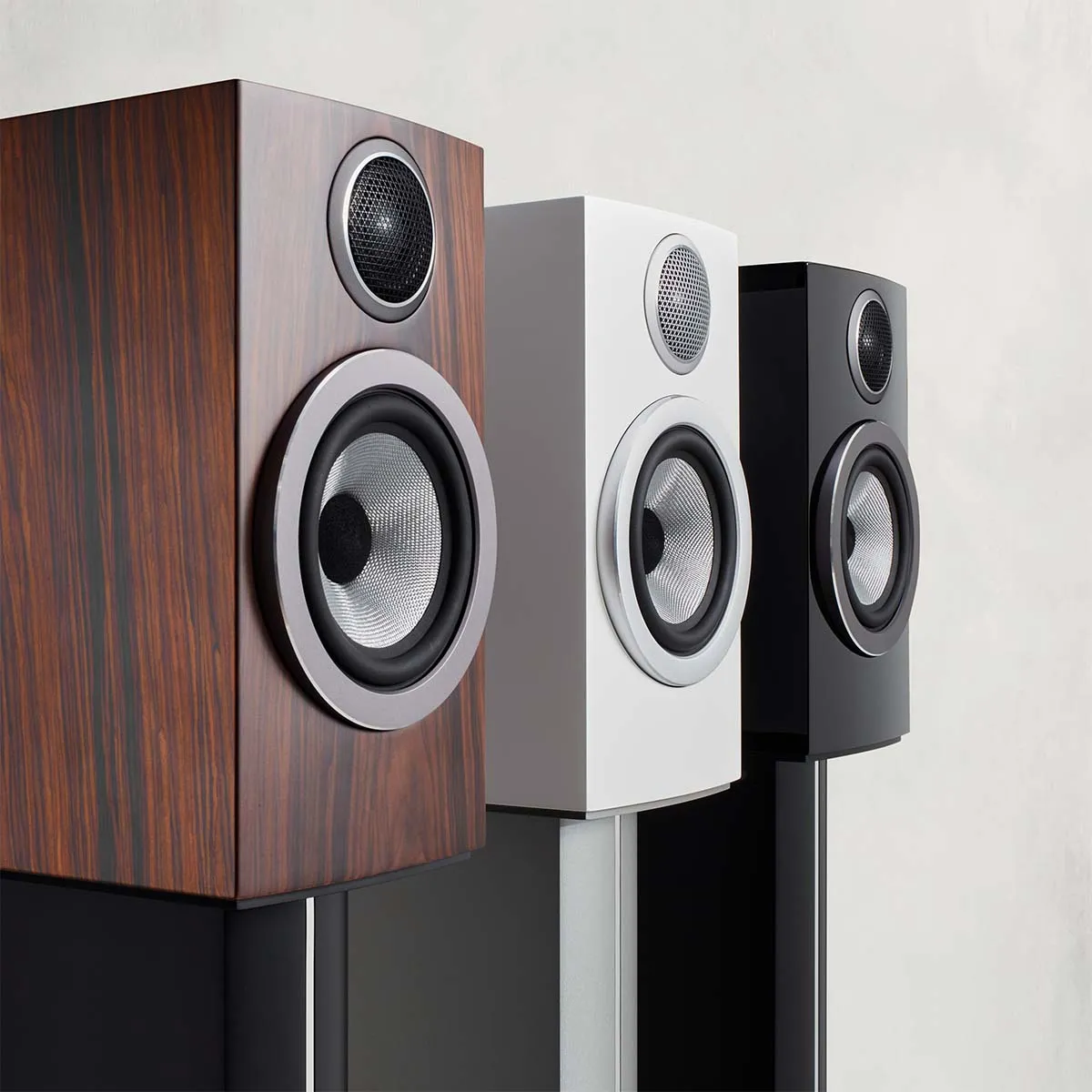 Bowers & Wilkins 707 S3 2-Way Stand Mount Bookshelf Loudspeakers - Pair
