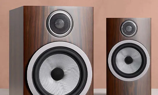Bowers & Wilkins 707 S3 2-Way Stand Mount Bookshelf Loudspeakers - Pair